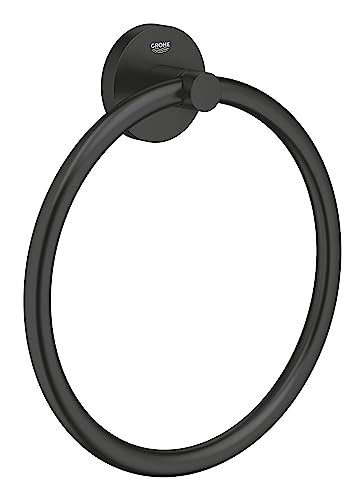 Grohe Start QuickFix 411742430 anello portasciugamani nero 200 mm