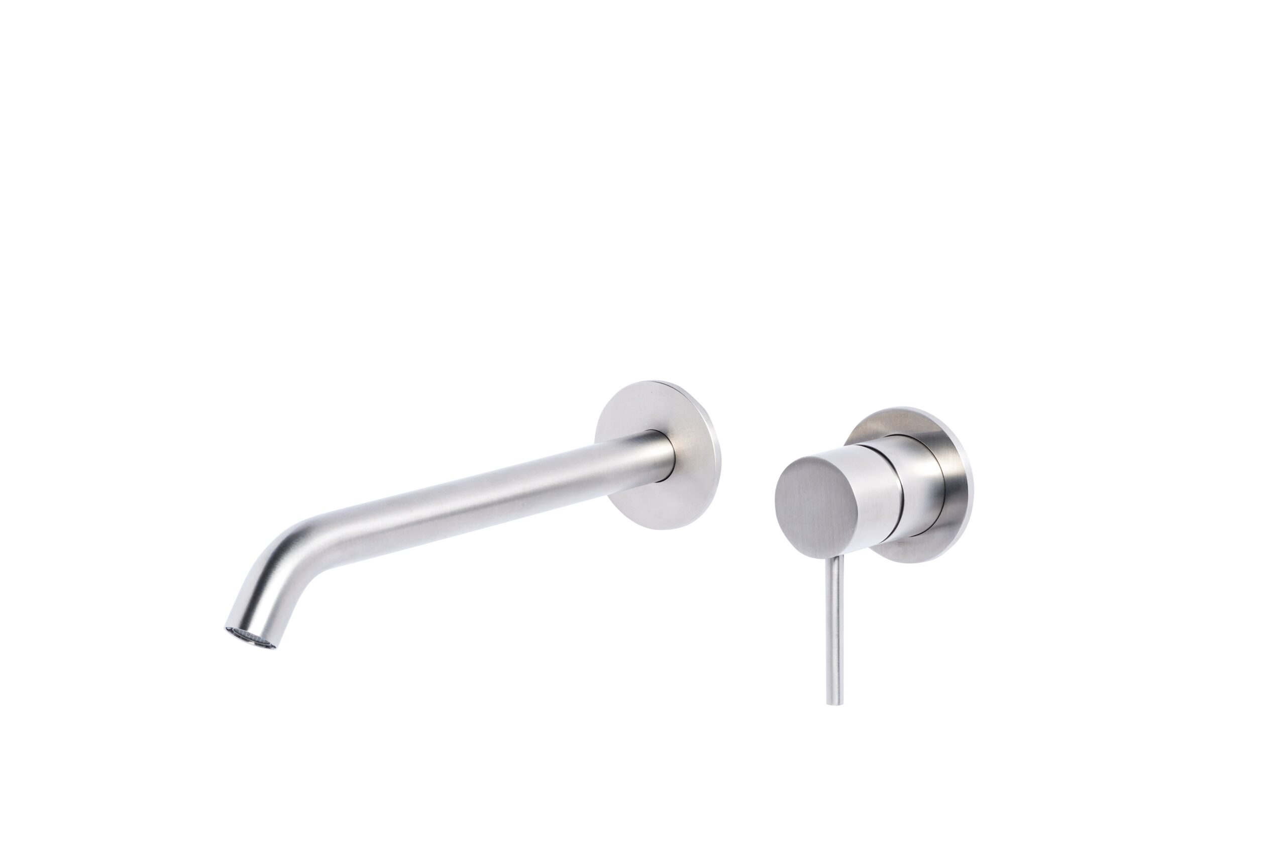 Tubico Tevere miscelatore lavabo incasso bocca 20 cm inox