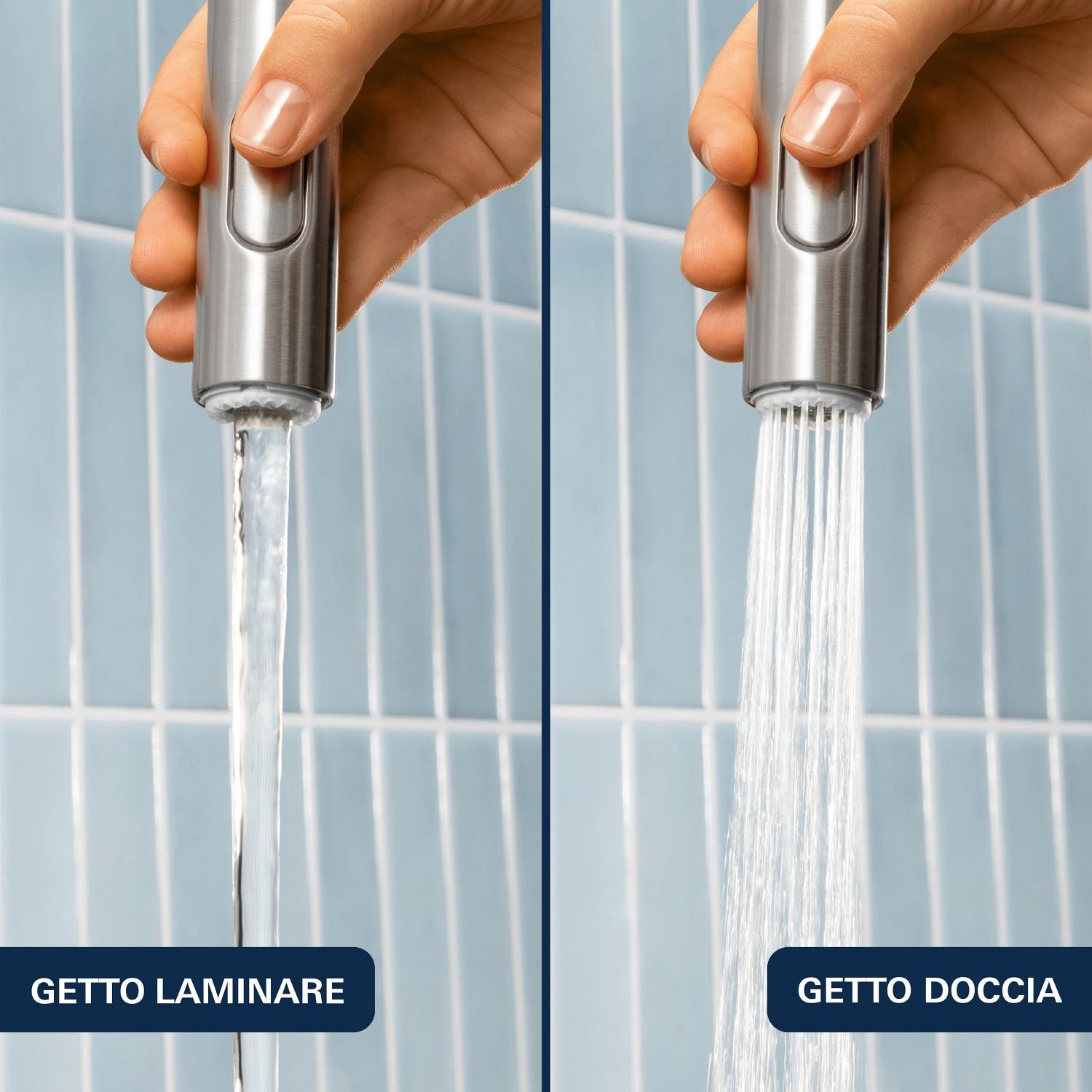 Grohe Essence New 30294DC0 miscelatore cucina acciaio inox con doccetta