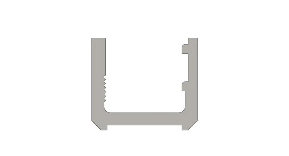 Vismaravetro Linea Guida inferiore PLK bianca