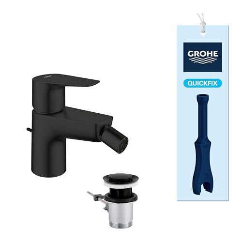GROHE Start Edge 233452431 miscelatore bidet nero opaco pop-up