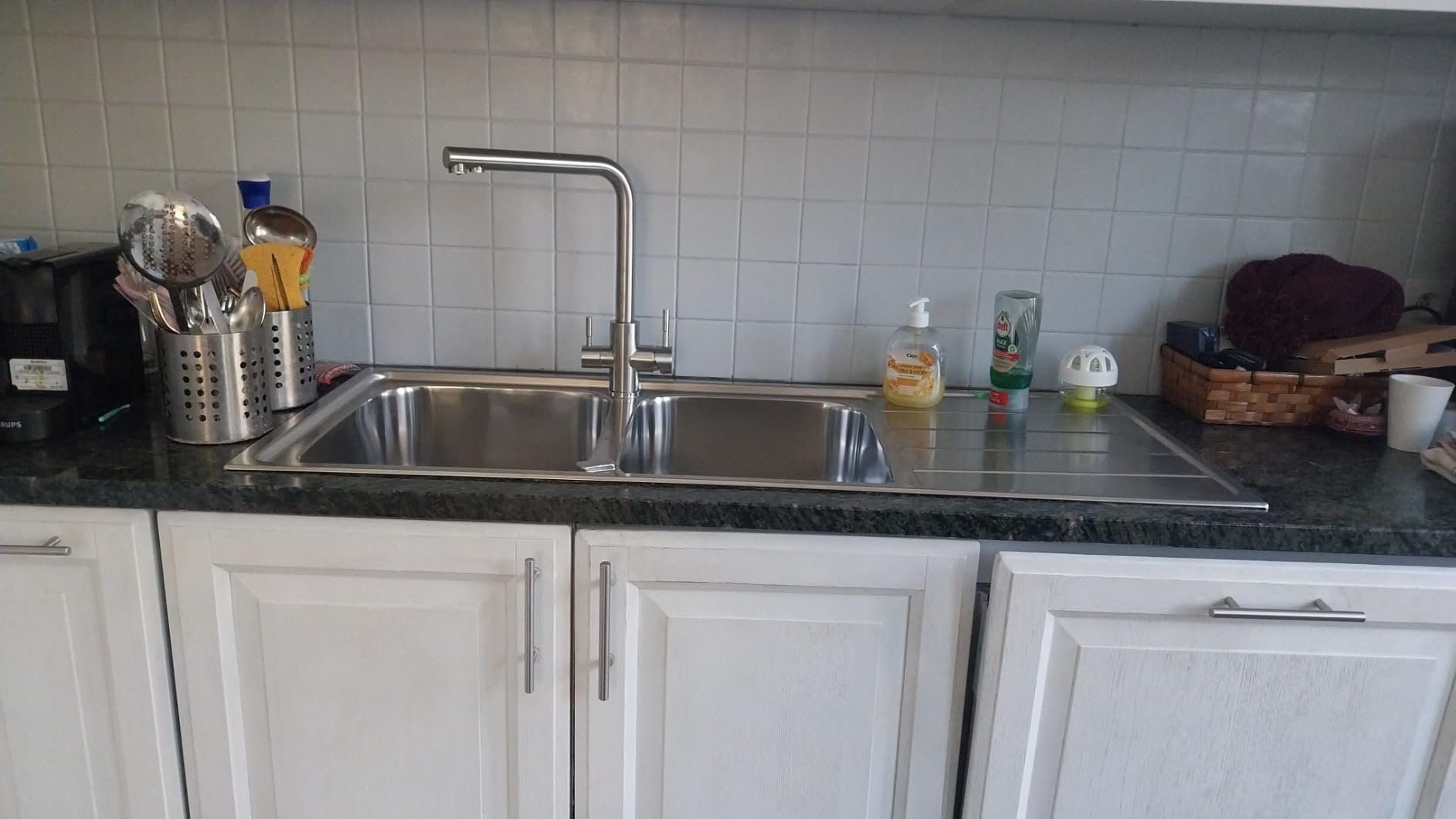 Grohe K500 lavello cucina inox con gocciolatoio 116x50