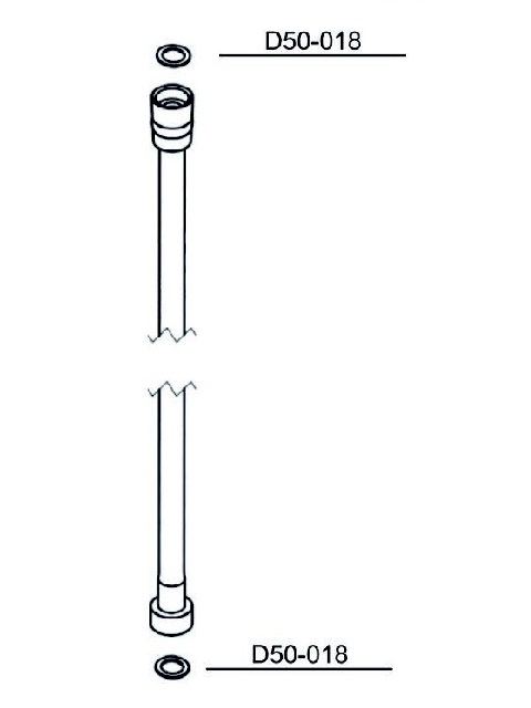 Schmiedl Luxus GS0015L150 tubo doccia flessibile 150 cm