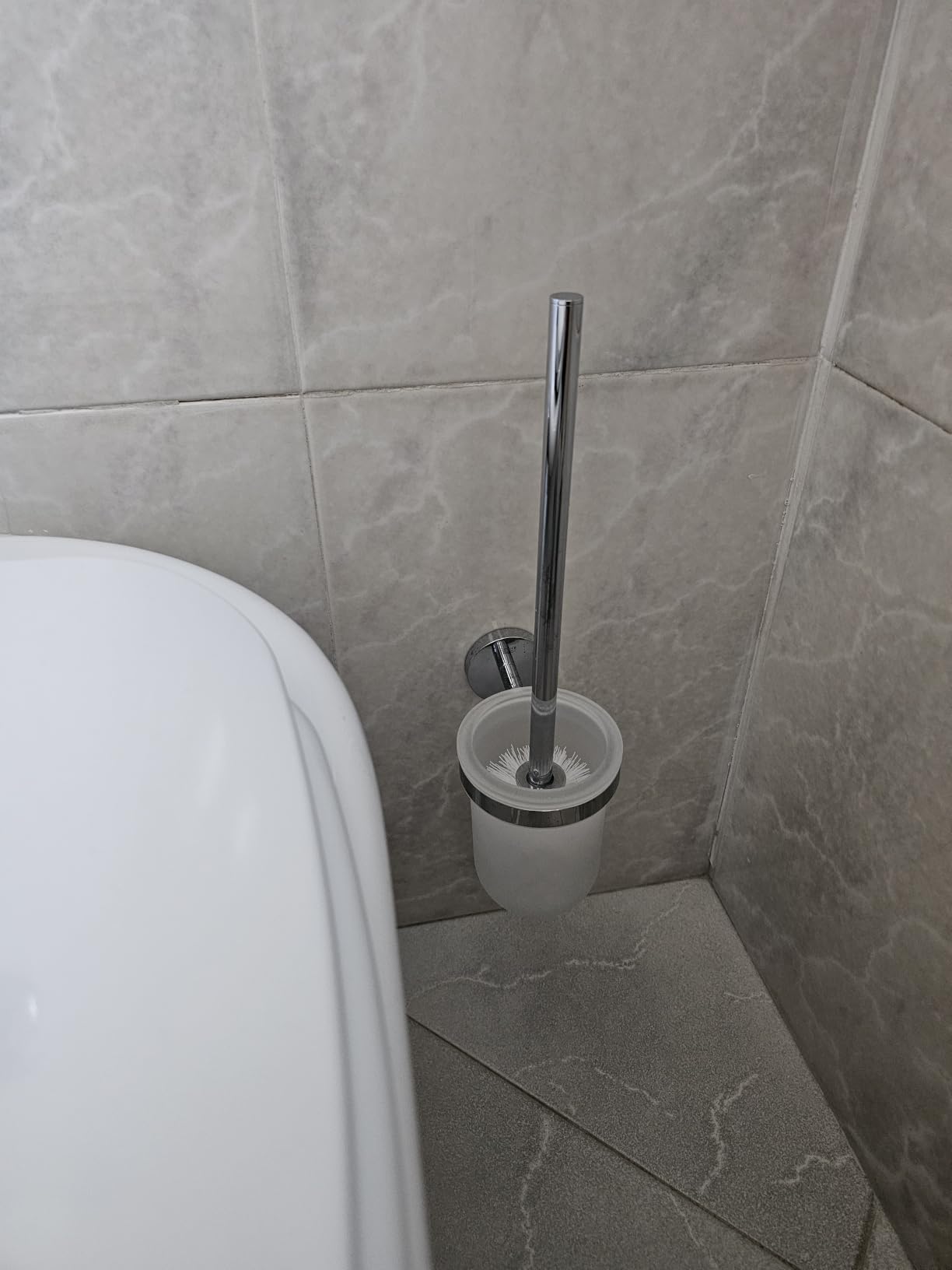 Grohe Start 41169000 Scopino WC Parete Cromato Vetro 374 mm