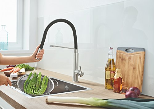 GROHE Feel 31489DC0 miscelatore cucina acciaio inox estraibile