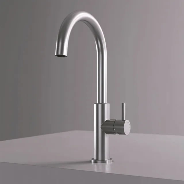 Sined Levante Alto Inox miscelatore cucina 32 cm