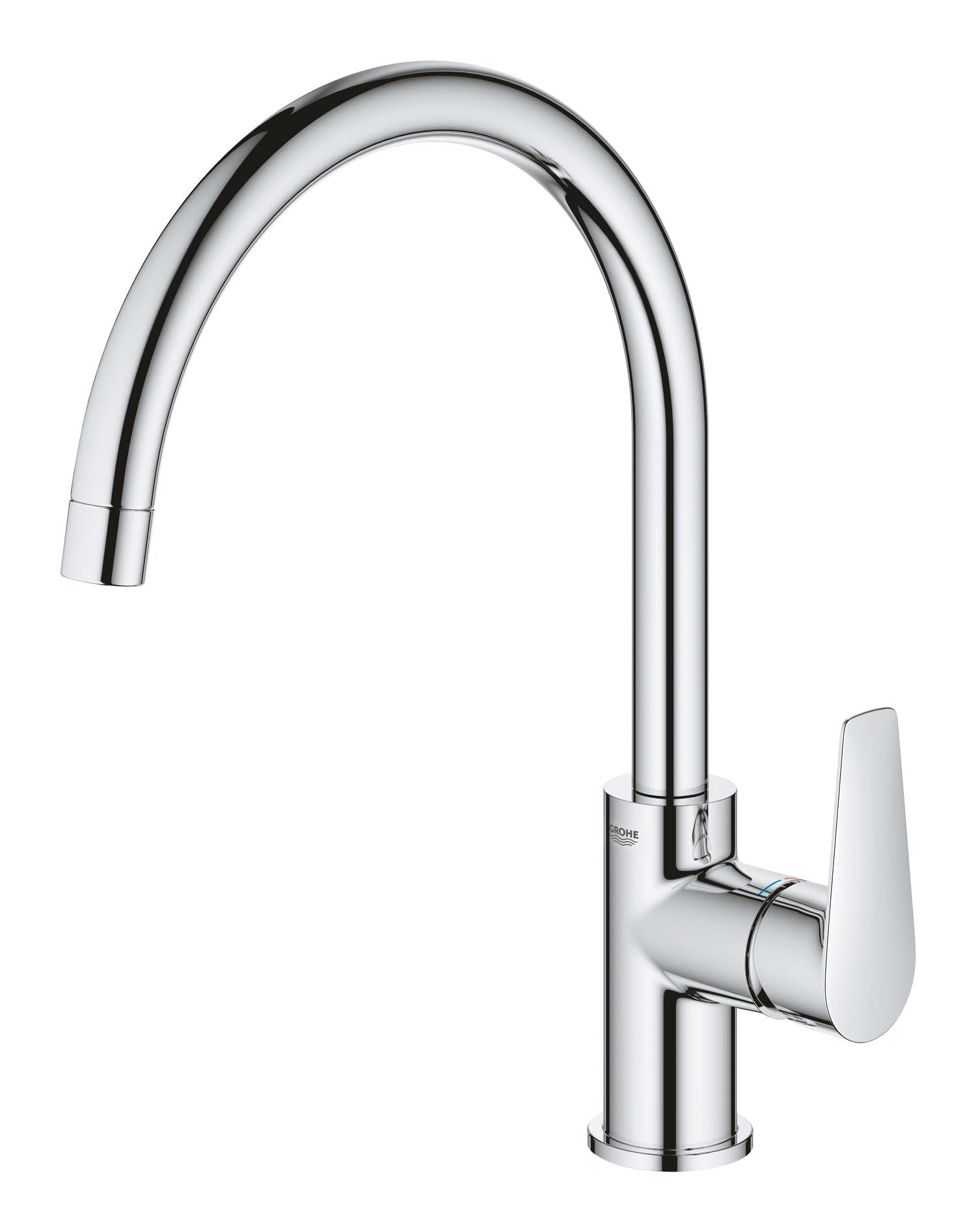 GROHE BauEdge Miscelatore Cucina Bocca Alta Cromo