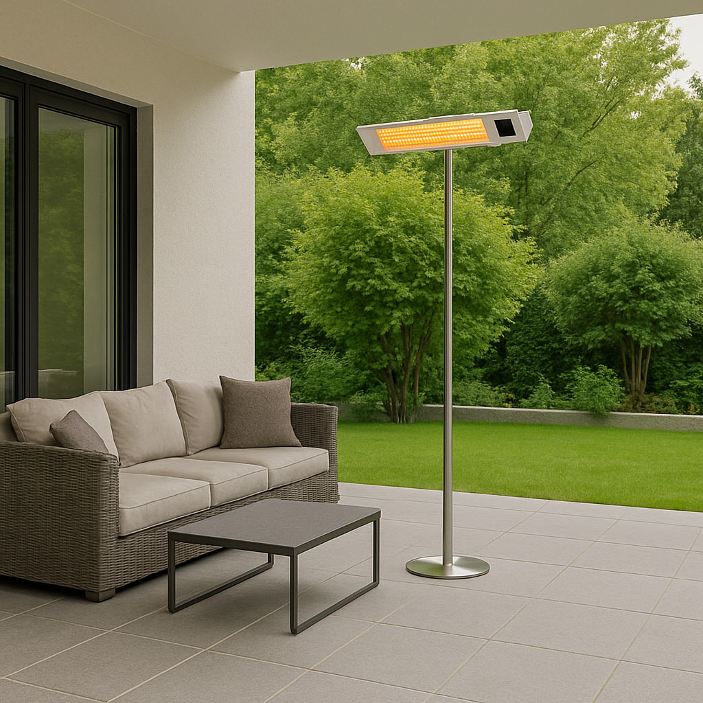 Sined Ira Hot Inox Palo stufa infrarossi 2000W con palo