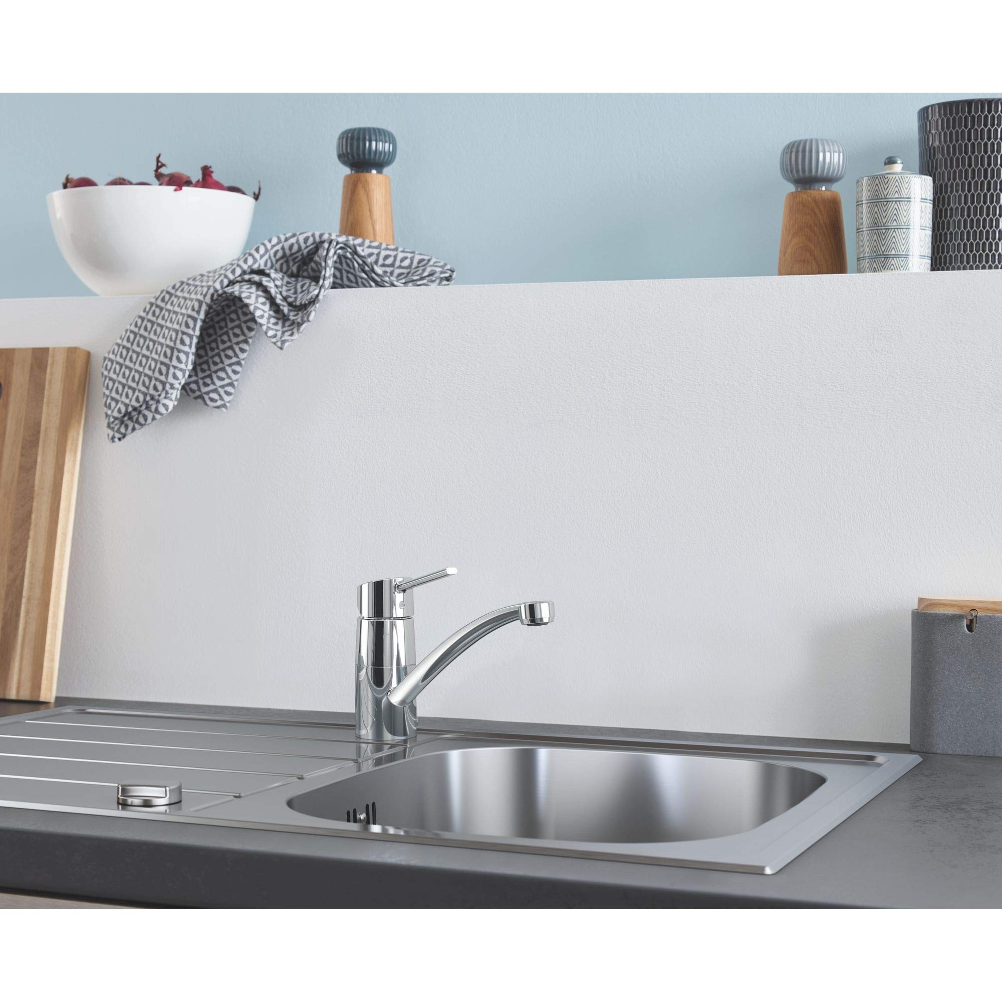 Grohe K200 31552SD1 Lavello Cucina 1 Vasca Inox Sopratop 86x50