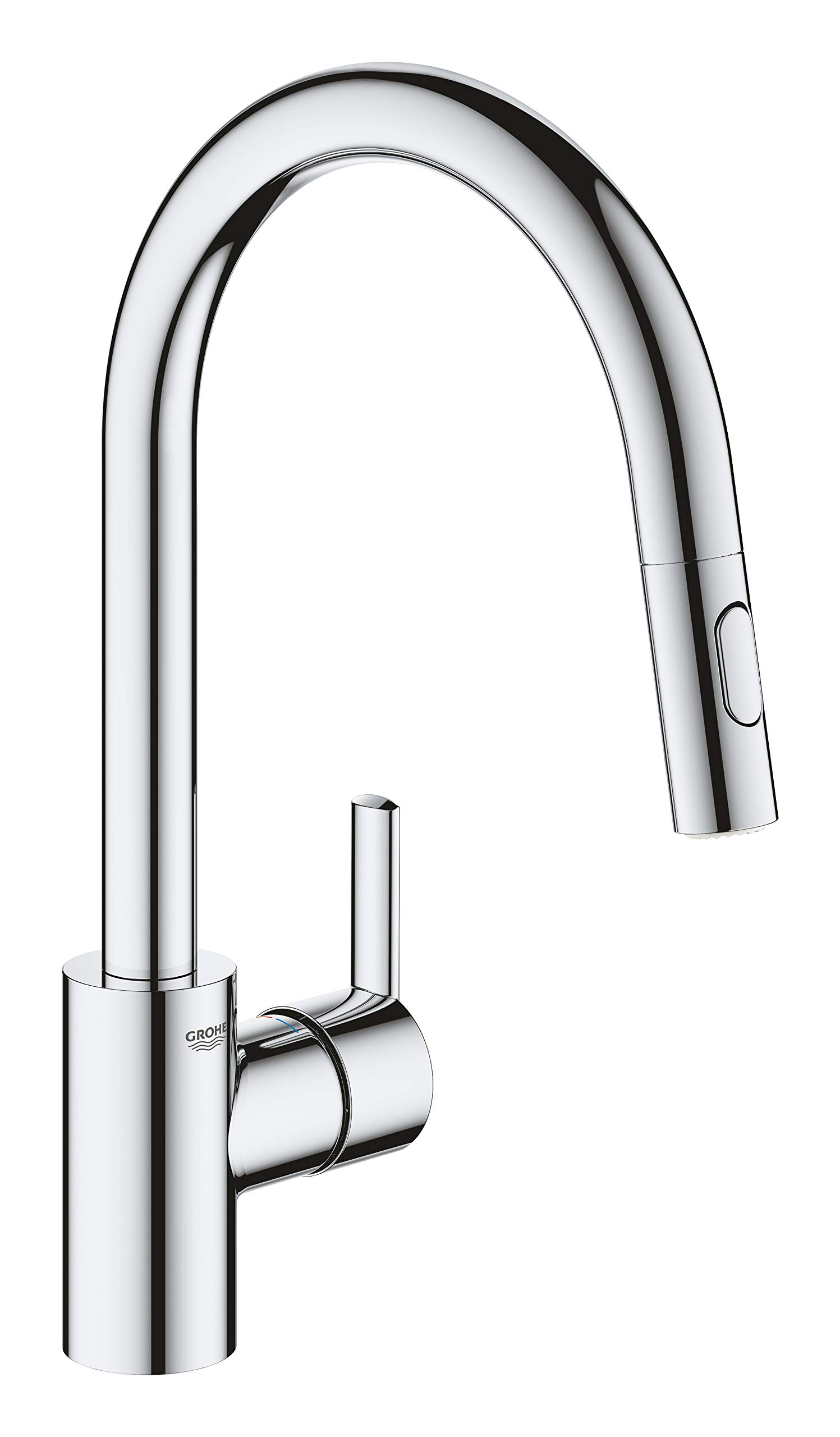 GROHE Feel 31486DC1 miscelatore cucina acciaio satinato bocca alta