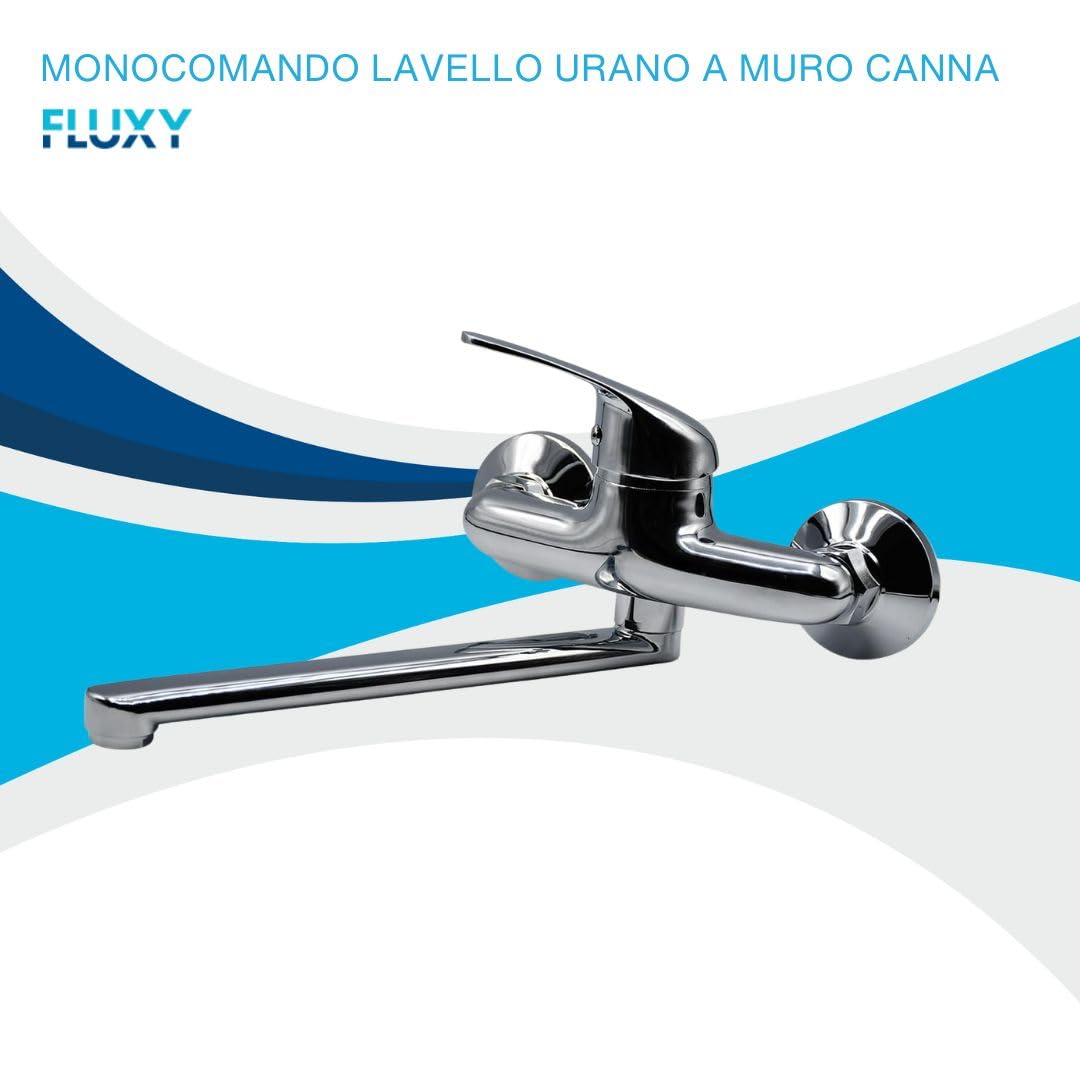 Fluxy Urano rubinetto cucina cromato canna girevole