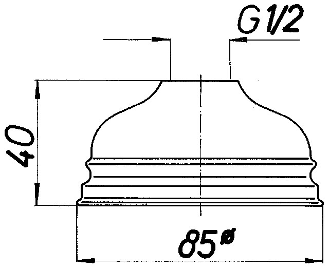 Schmiedl GS1613 soffione doccia 1/2" ricambio