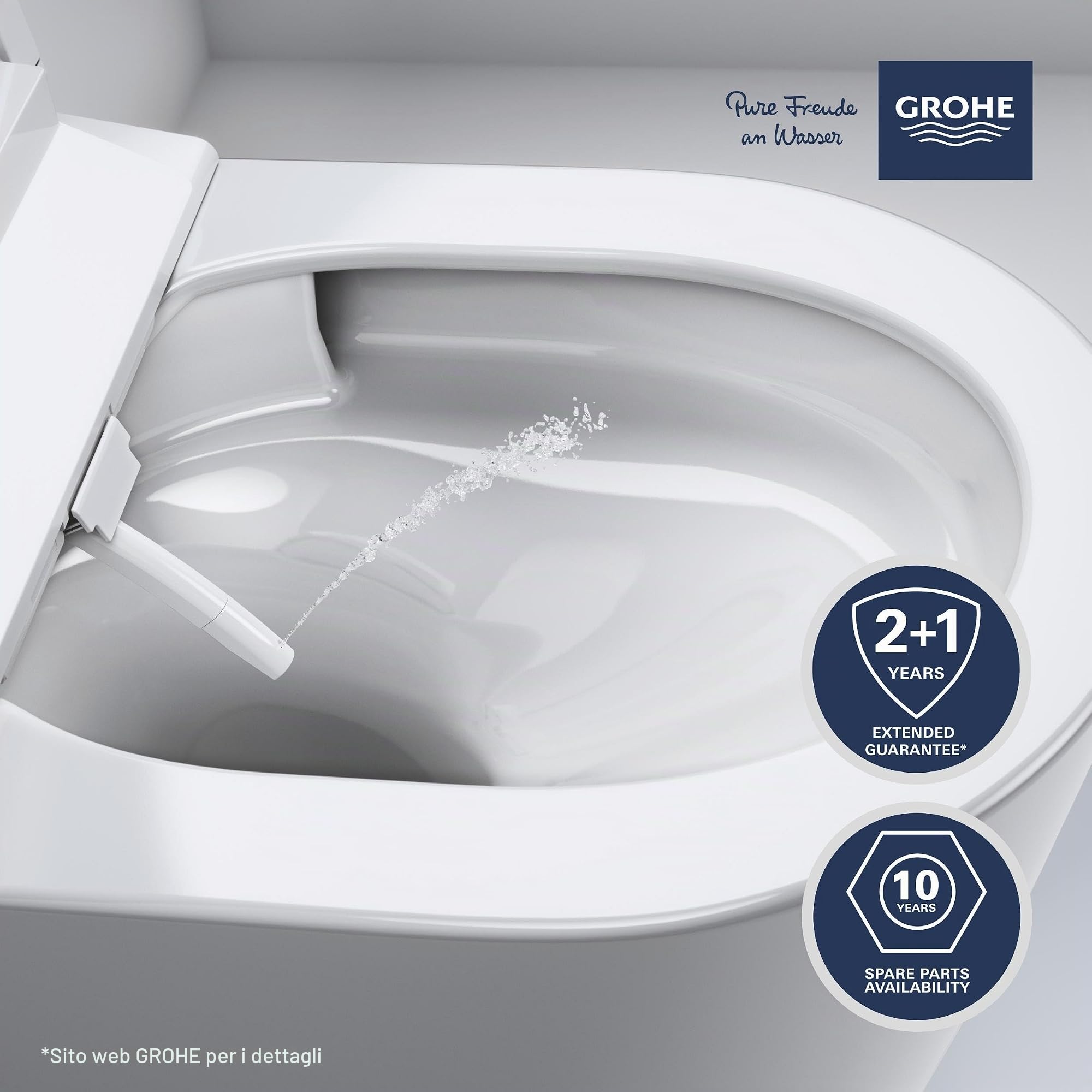 GROHE Sensia 36507SH0 vaso sospeso con bidet doccetta integrata
