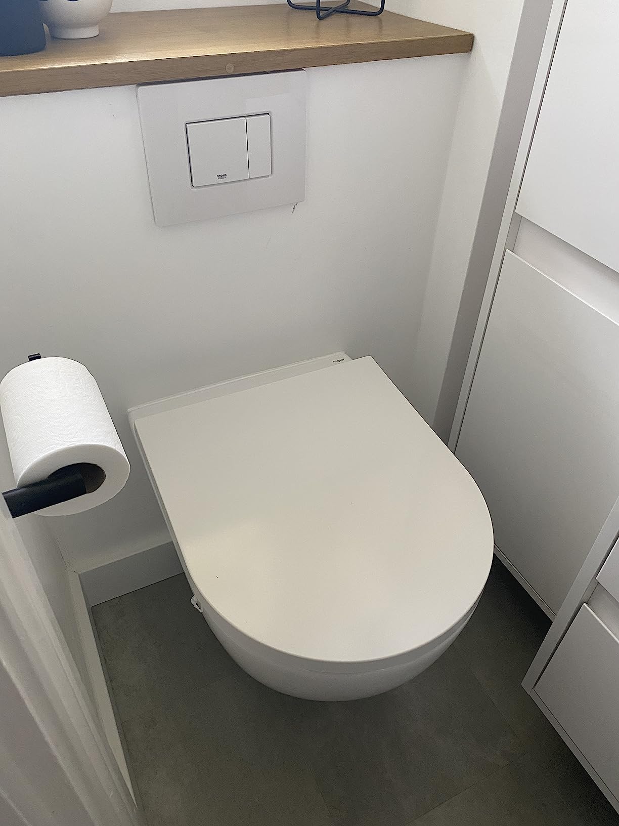 GROHE Even placca comando WC bianco alpino doppio scarico