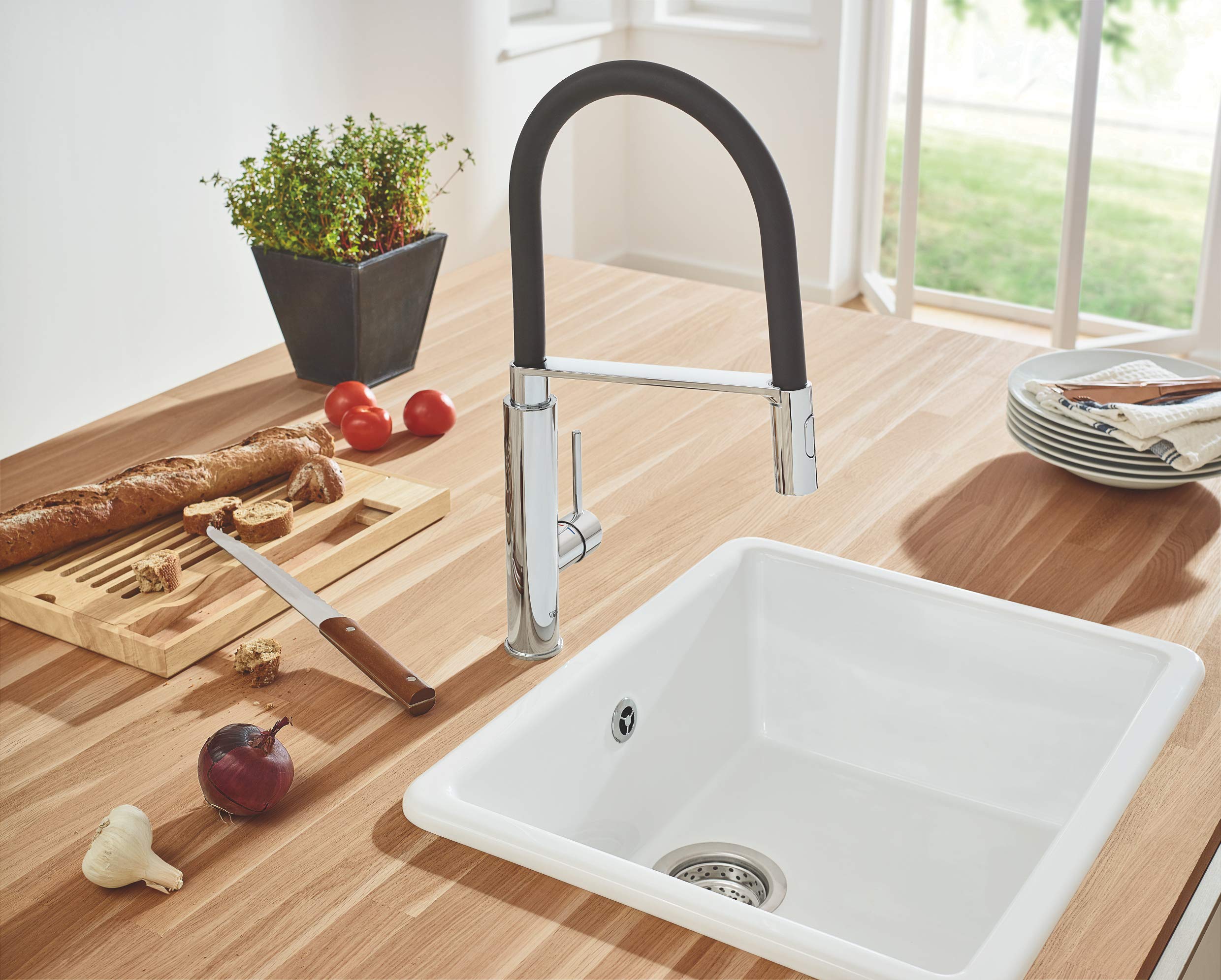 GROHE Eurocube 31491000 rubinetto cucina cromo professionale