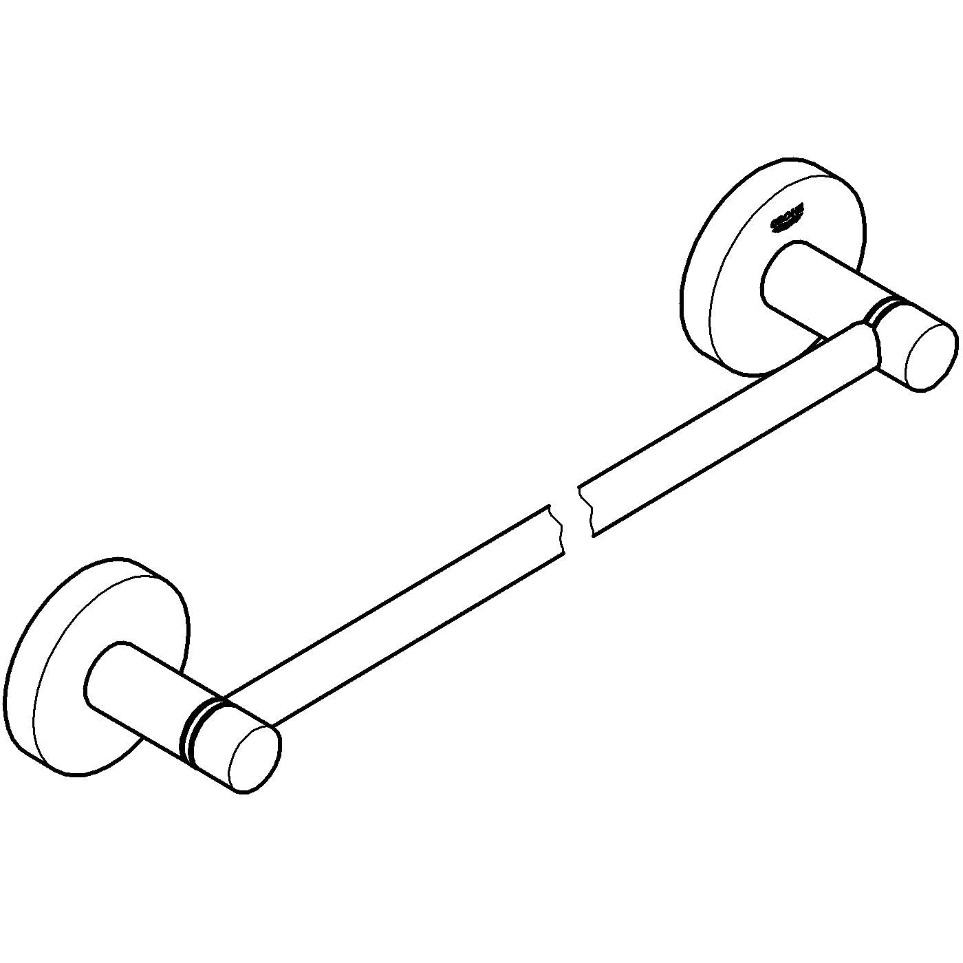 Grohe Start 41197000 portasciugamani cromo 504 mm