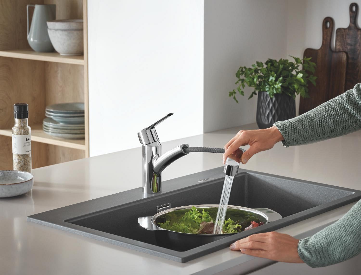 GROHE Start 30531001 miscelatore cucina cromo estraibile