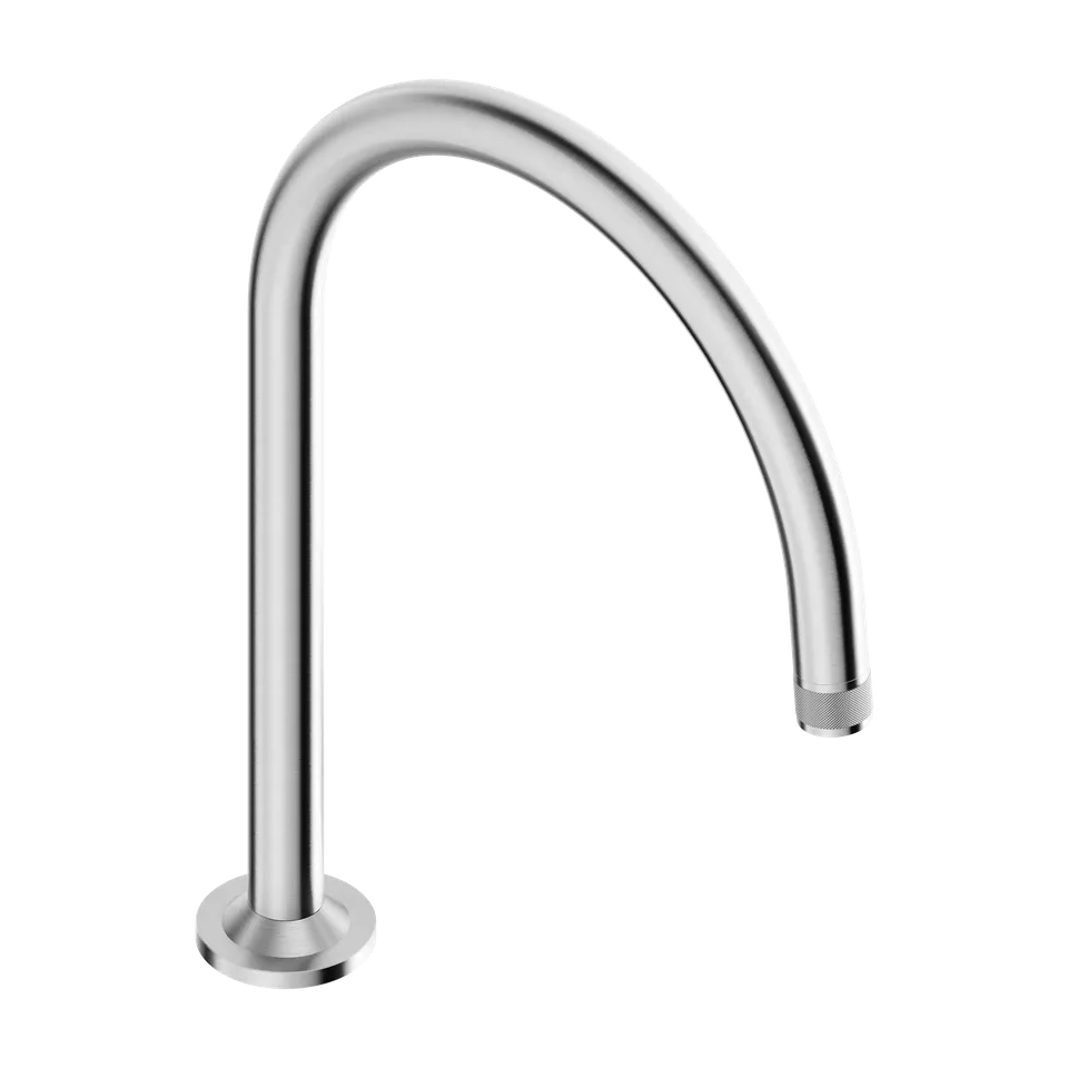 Tubico Volga bocca di erogazione ad arco 22 mm acciaio inox
