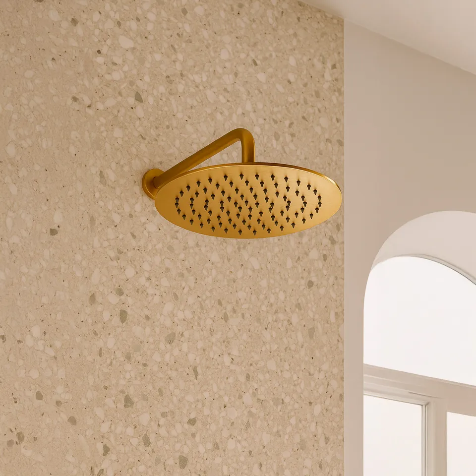 Sined Levante soffione doccia 25 cm oro inox