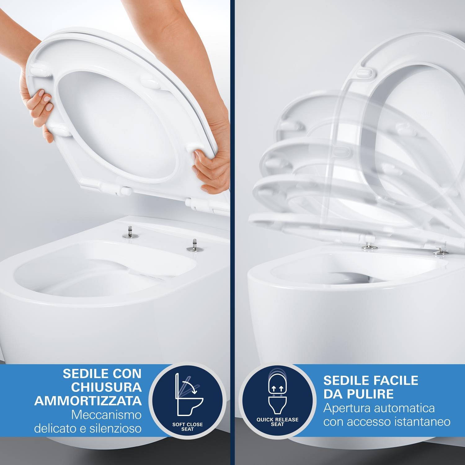 Grohe Start Round 103848SH00 vaso sospeso senza brida bianco