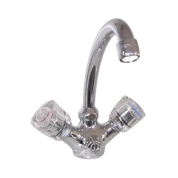 Schmiedl GS1006P rubinetto lavabo due manopole bocca girevole