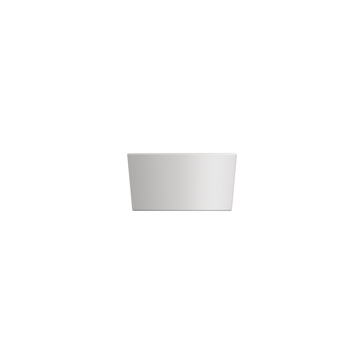 Scarabeo Bucket 42 H22 lavabo appoggio tondo ceramica bianca
