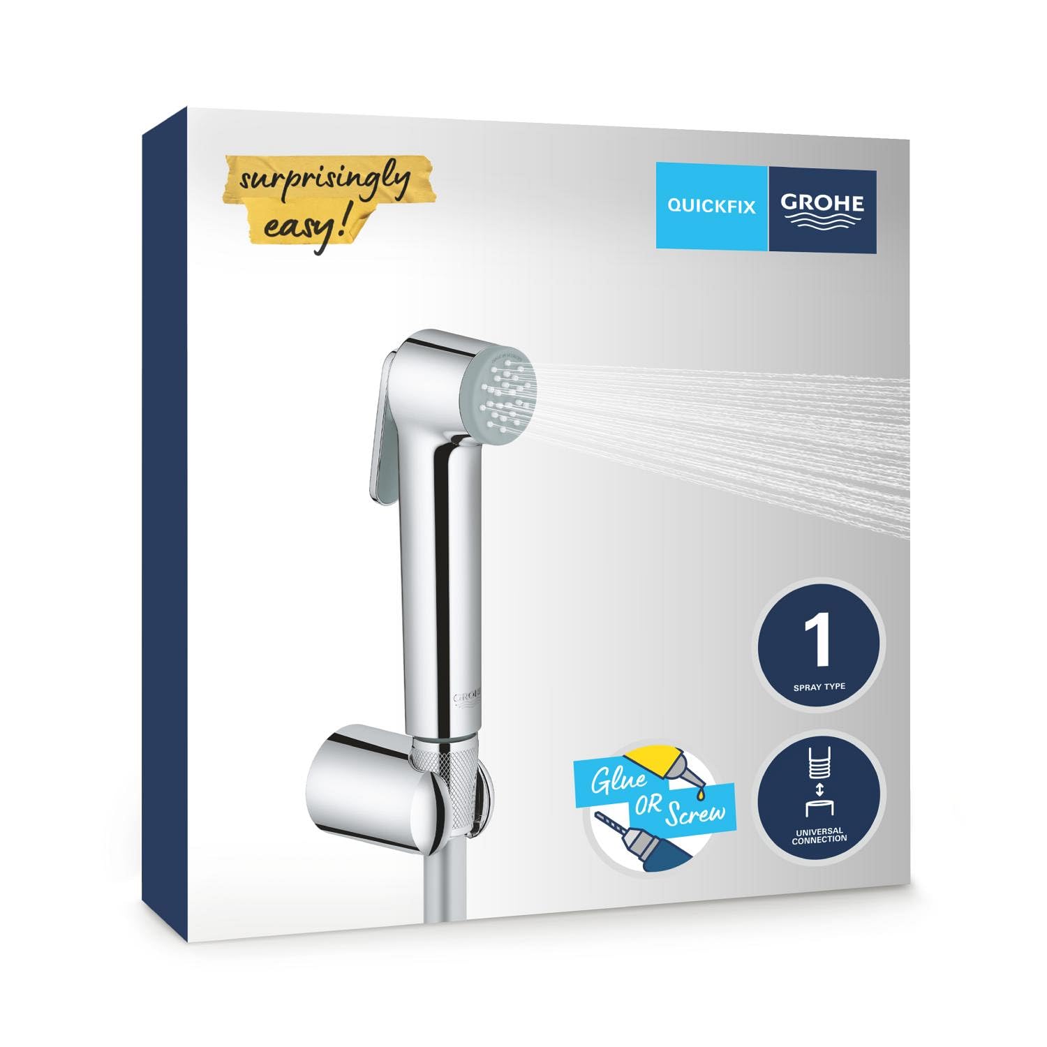 GROHE Tempesta 26175001 doccetta grilletto con supporto