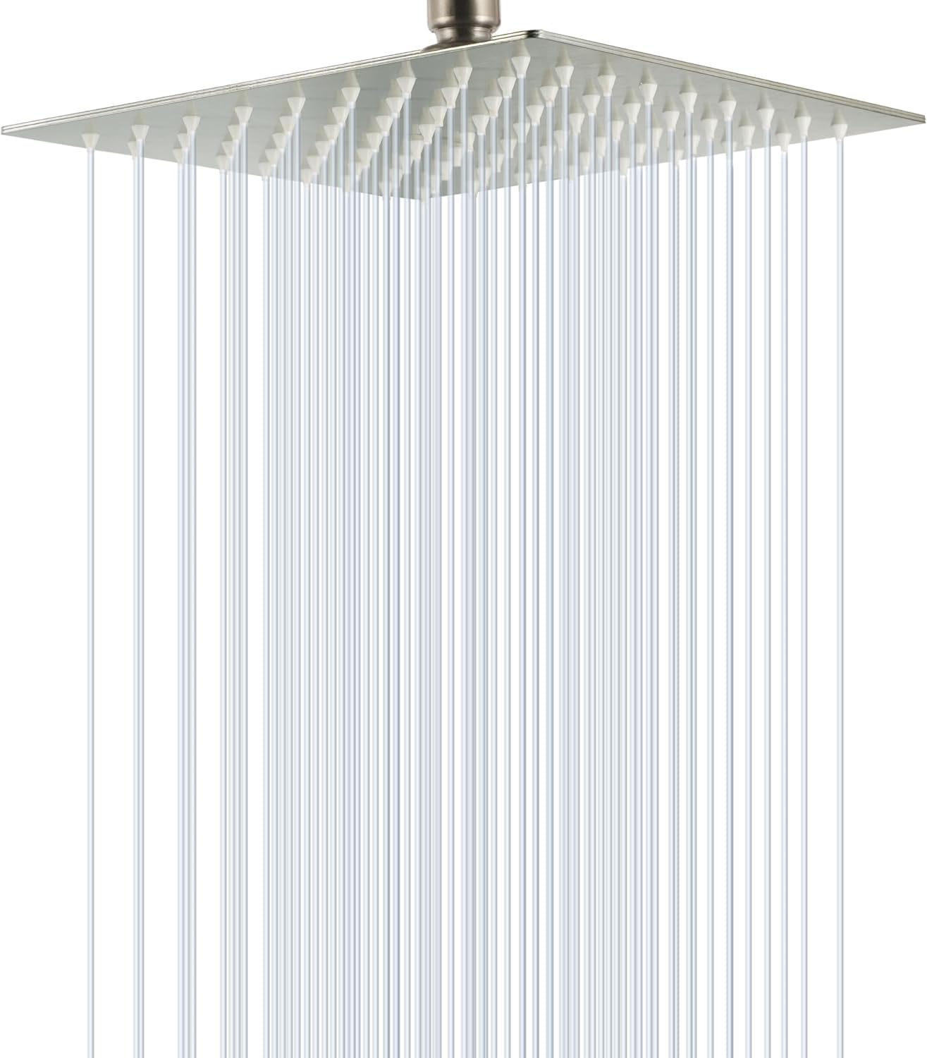 SOLVEX SP-50022 soffione doccia quadrato acciaio lucido