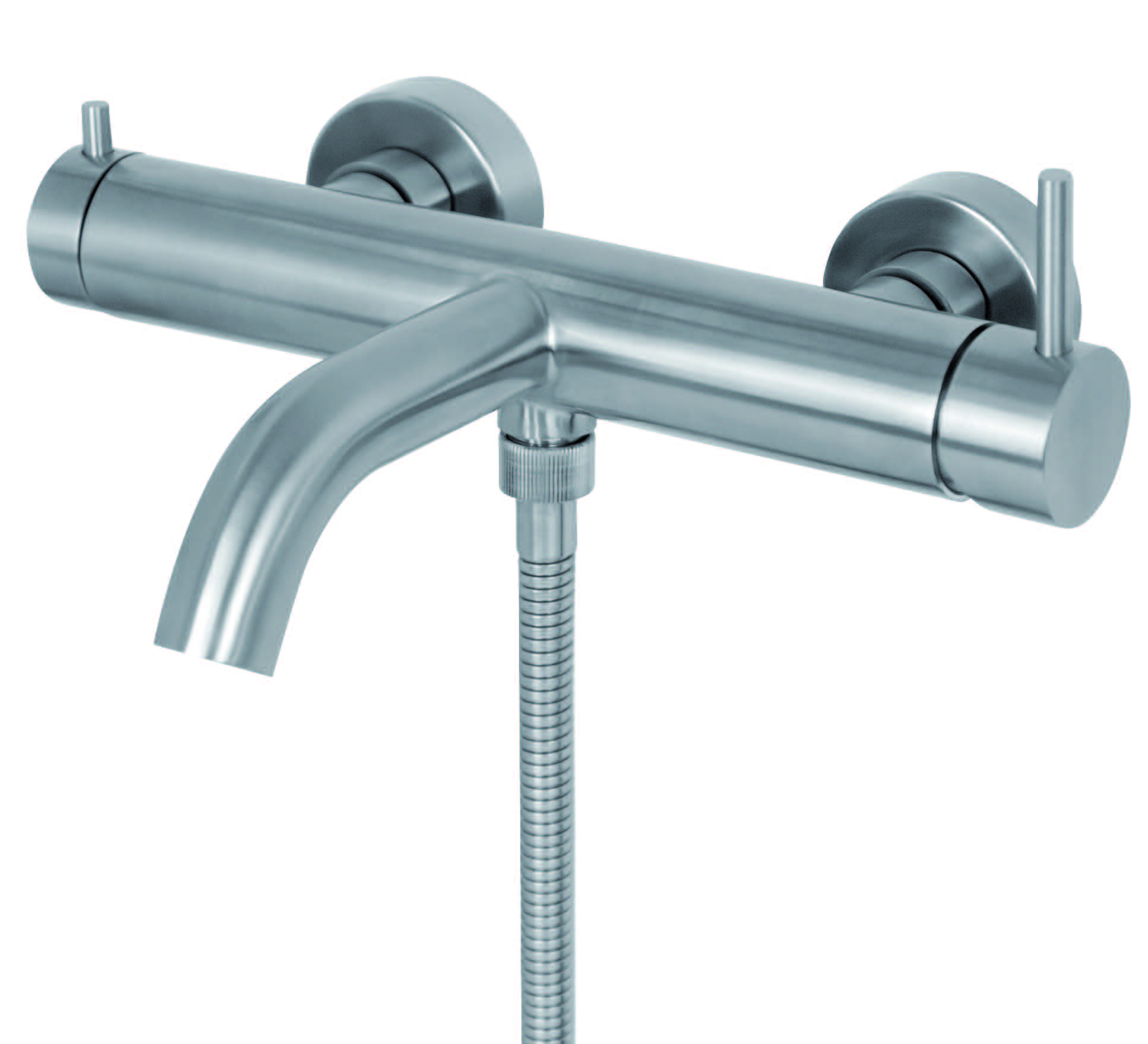 Tubico Nilo miscelatore vasca esterno acciaio inox