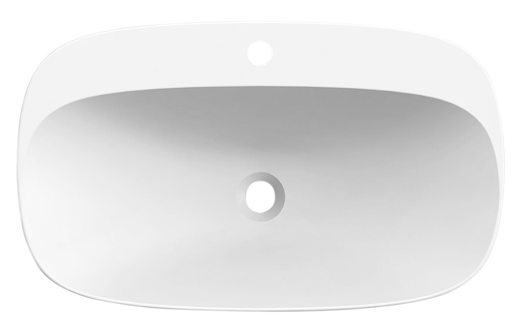 Scarabeo Moon 70A lavabo appoggio ceramica 70x42