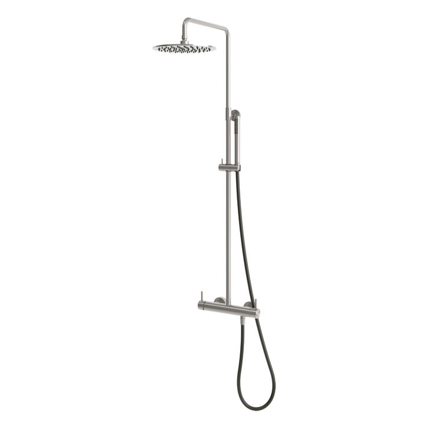 Sined Levante doccia a parete inox con miscelatore
