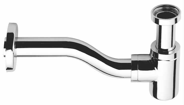 Scarabeo Tech S sifone tondo ottone ribassato