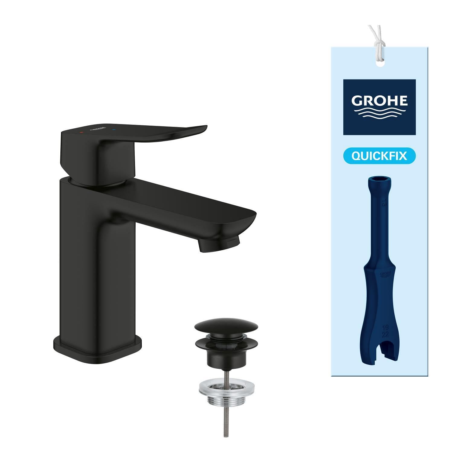 GROHE Dice 1018612430 Rubinetto Lavabo Nero Opaco Risparmio Idrico