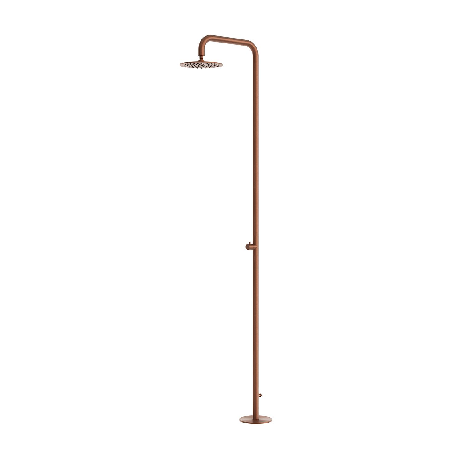 Sined Nora Doccia da Esterno Oro Rosa con Soffione 25 cm