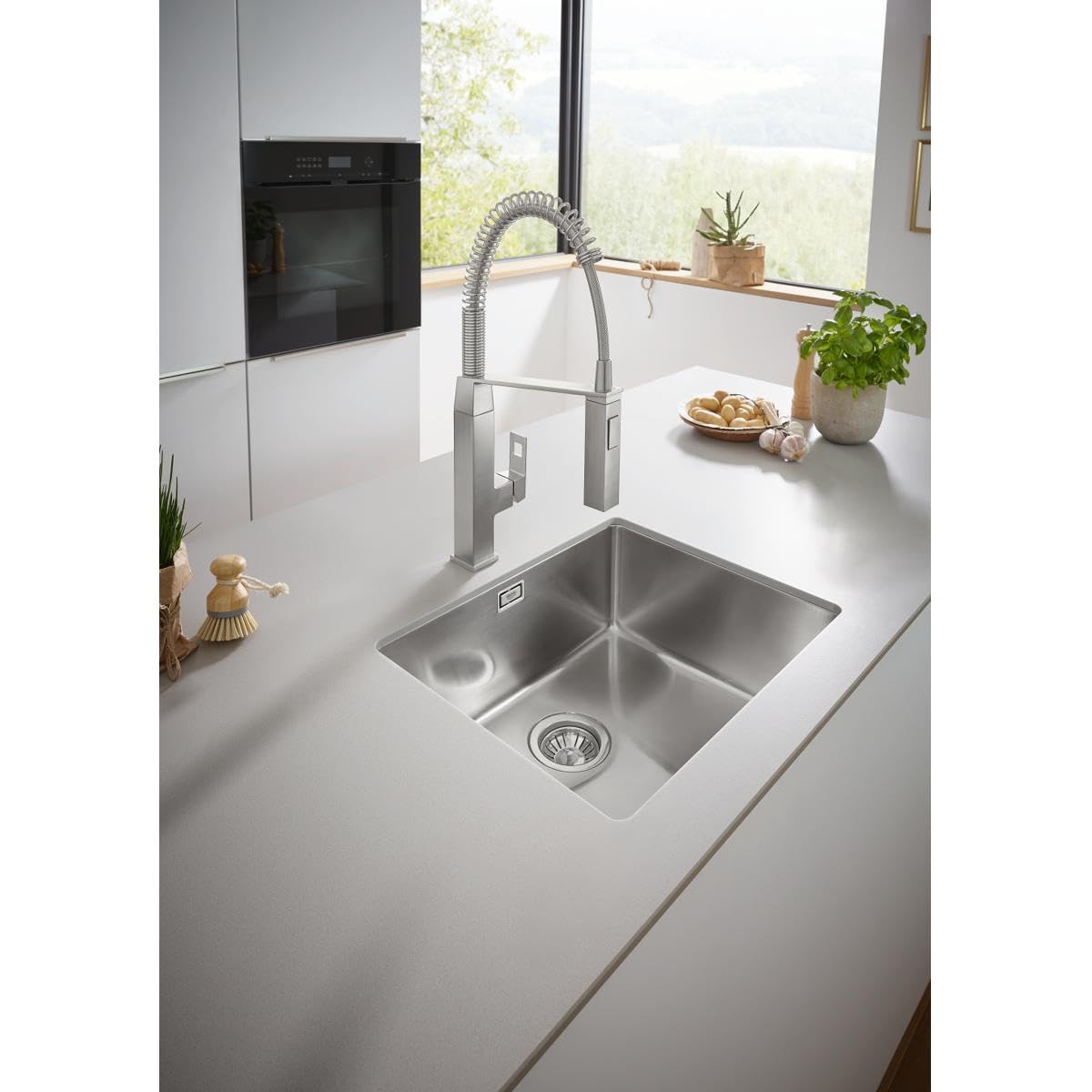 Grohe K700 31574SD1 Lavello Cucina 1 Vasca Acciaio Inox
