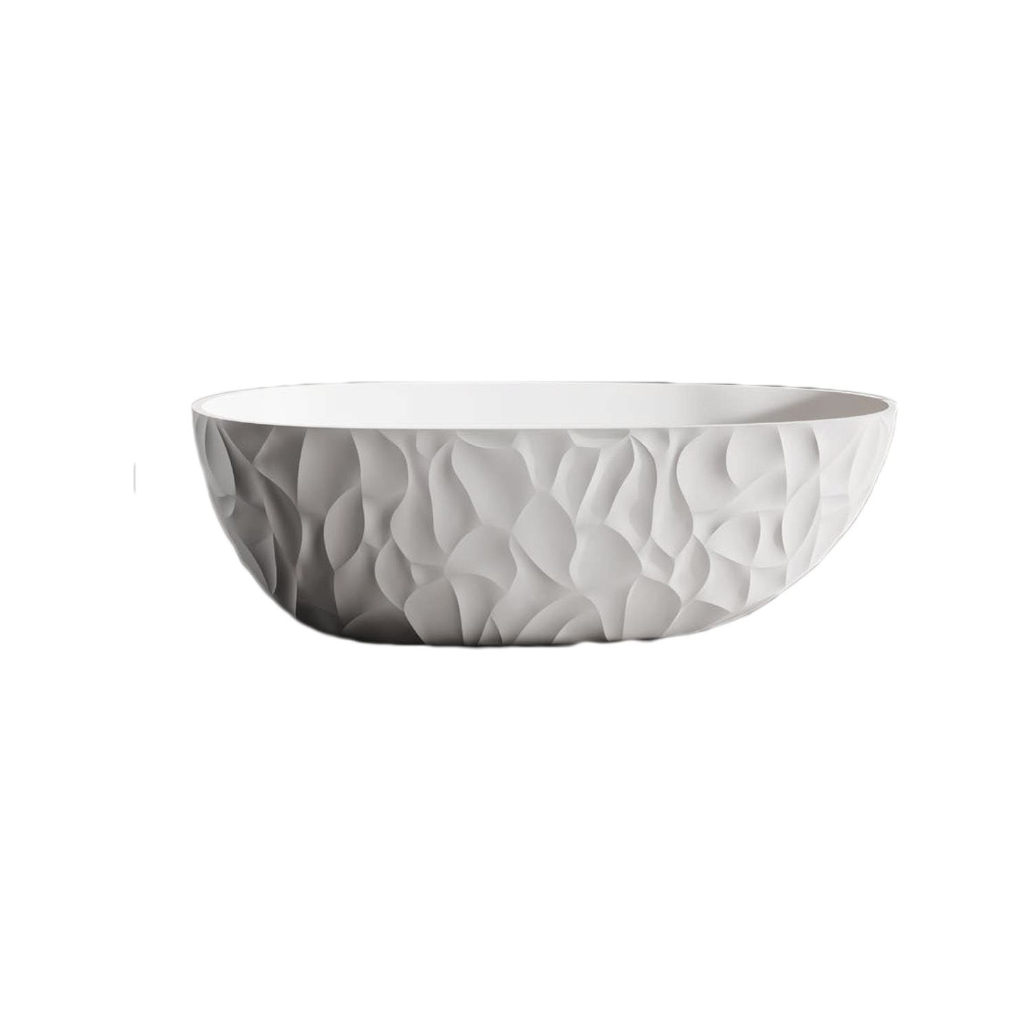 Sined Zefiro vasca freestanding bianca 170 cm bagno