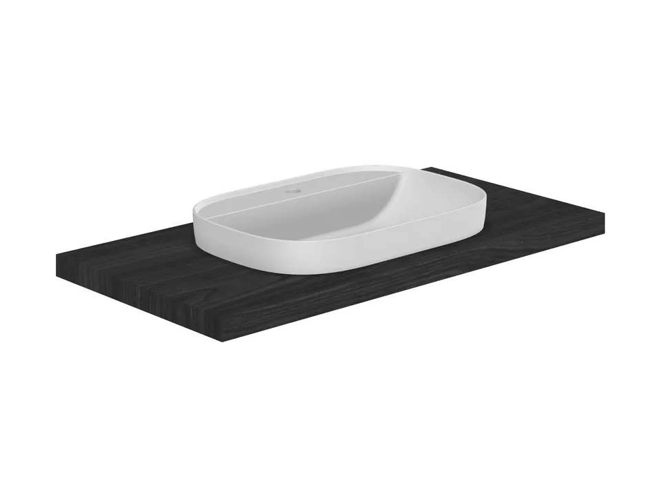 Scarabeo Glam 56/AR lavabo appoggio bianco 56x39