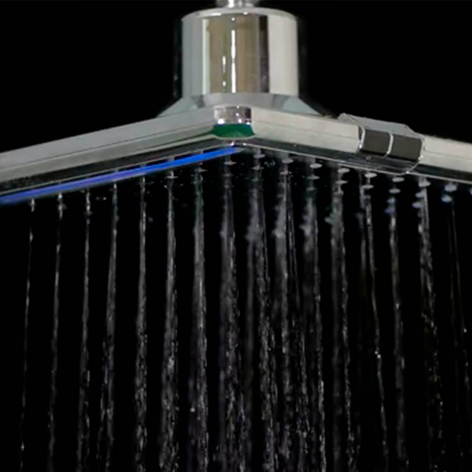 Sined Led 4 soffione doccia quadrato con sensore