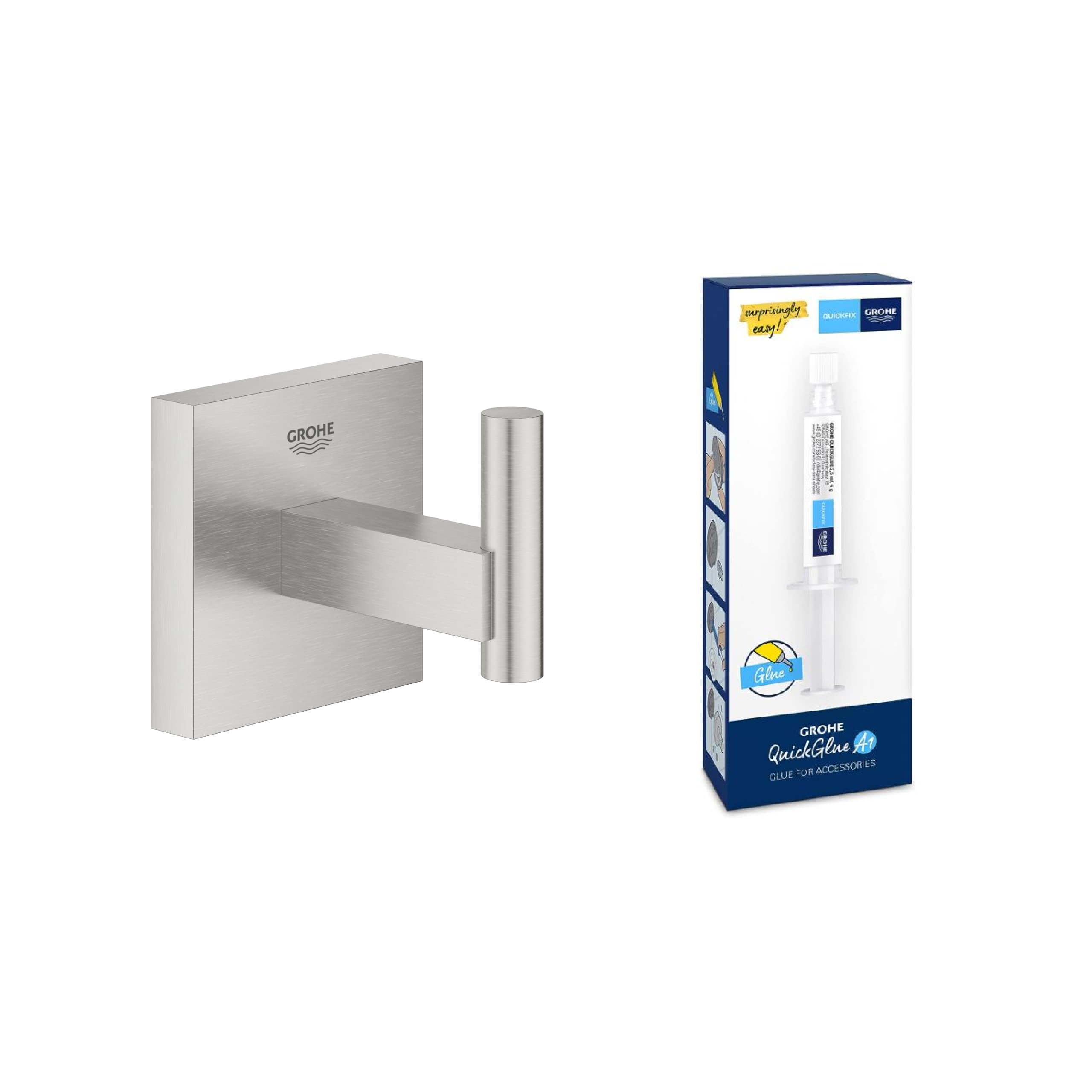 GROHE Start Cube 40961DC0 gancio bagno super steel
