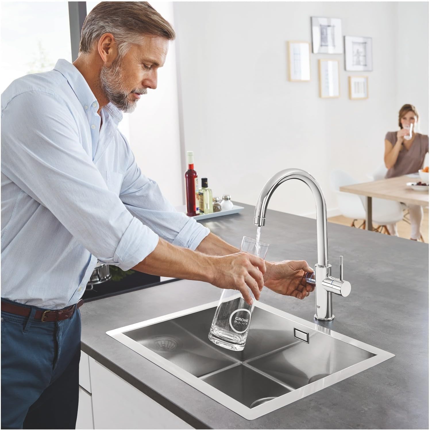 Grohe Blue Home 31455001 Miscelatore Cucina Bocca C Cromo