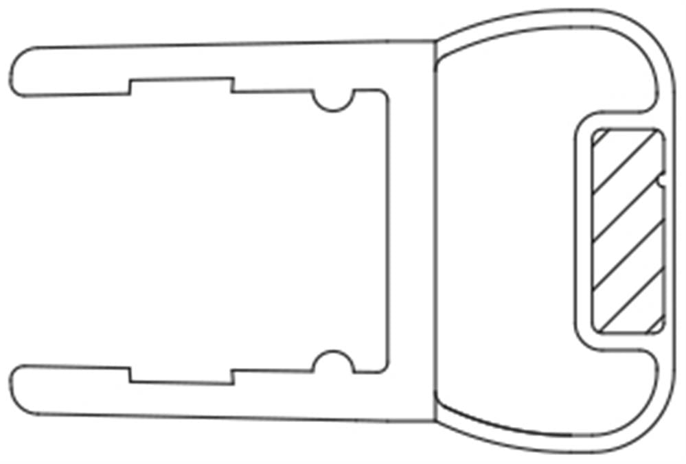 Vismaravetro Linea 180 LD guarnizione magnetica 6 mm