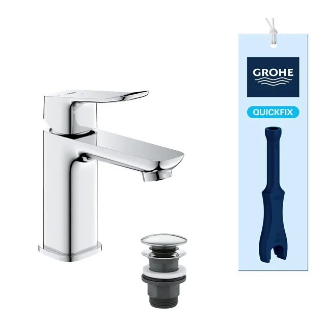 GROHE Dice miscelatore lavabo taglia S cromo scarico push-open