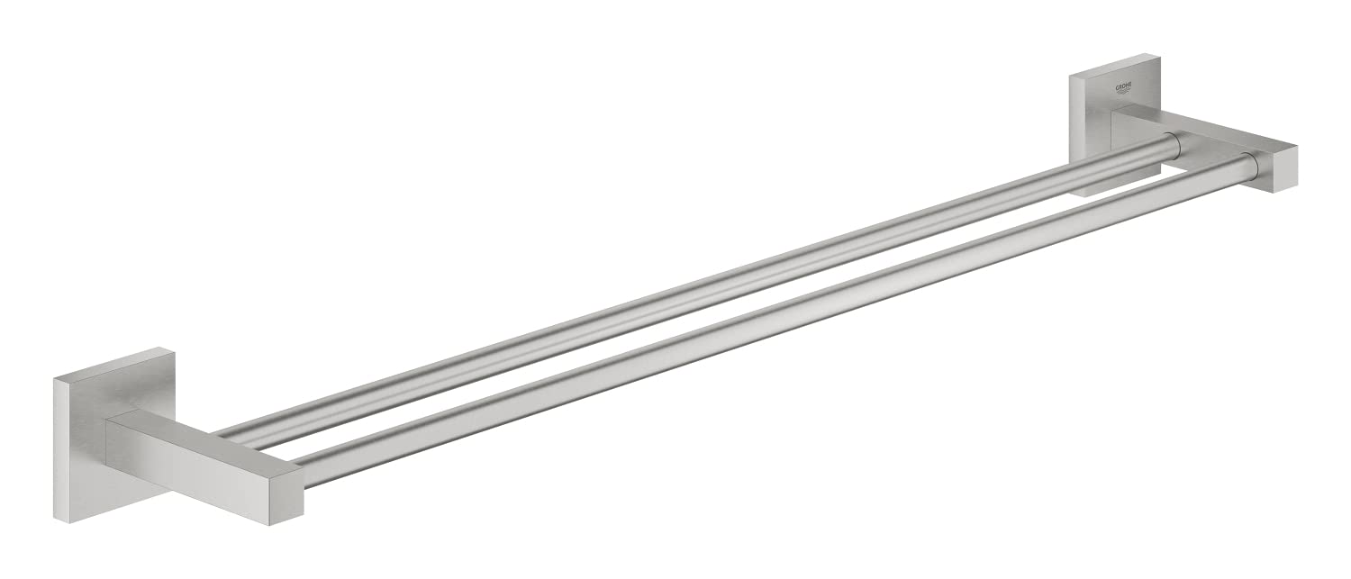 GROHE Start Cube 41104DC0 portasciugamani doppio super steel 600mm