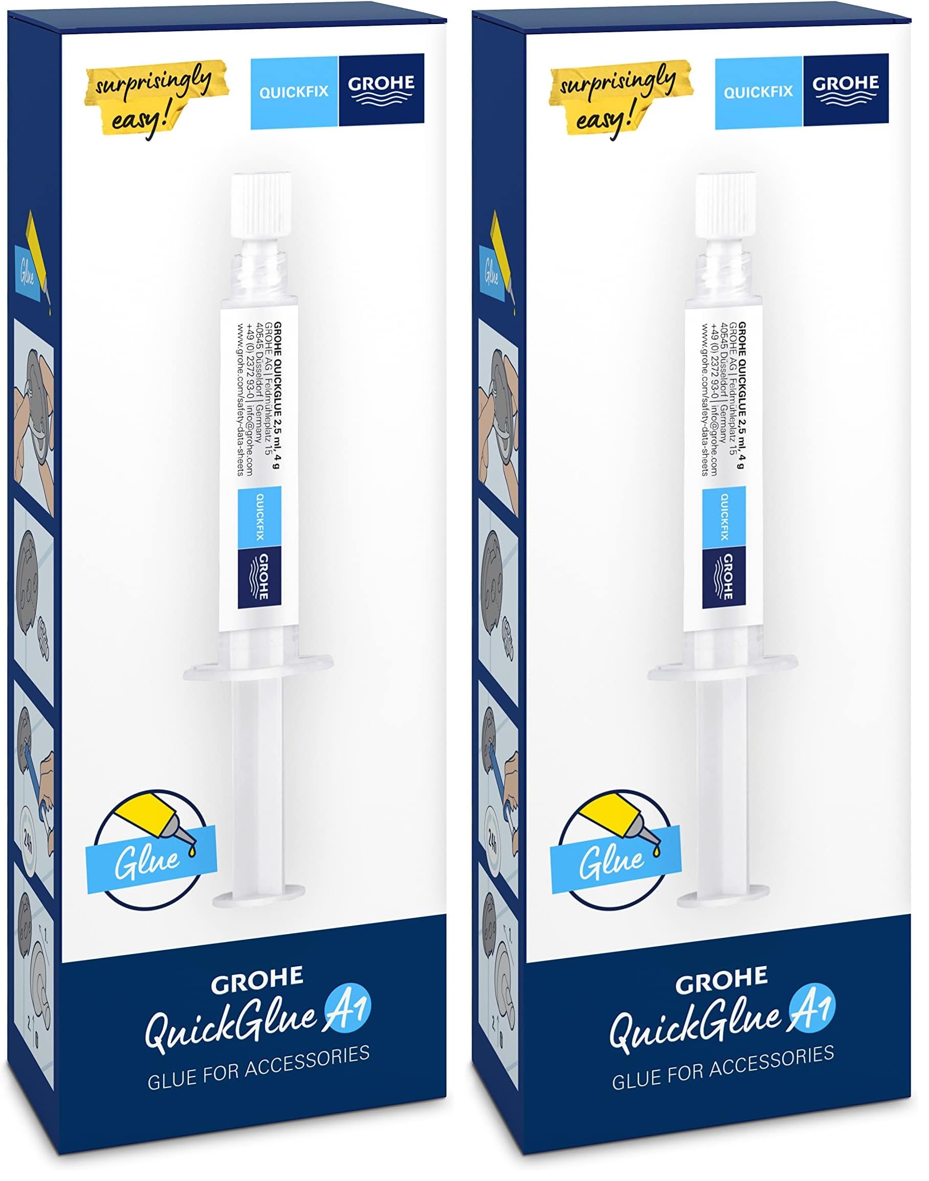 GROHE QuickGlue A1 41127000 colla fissaggio 1 punto 24h