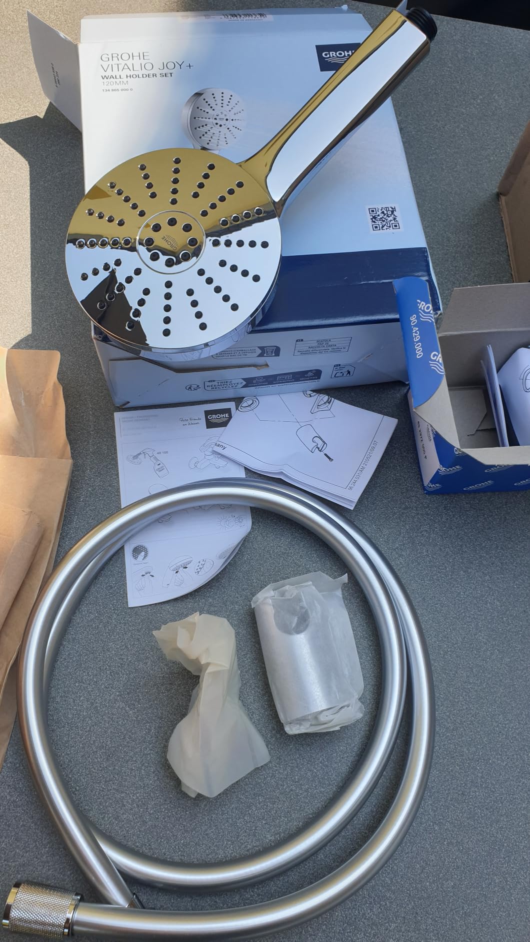 Grohe Vitalio Joy+ 120 1348650000 set doccia cromo 3 getti