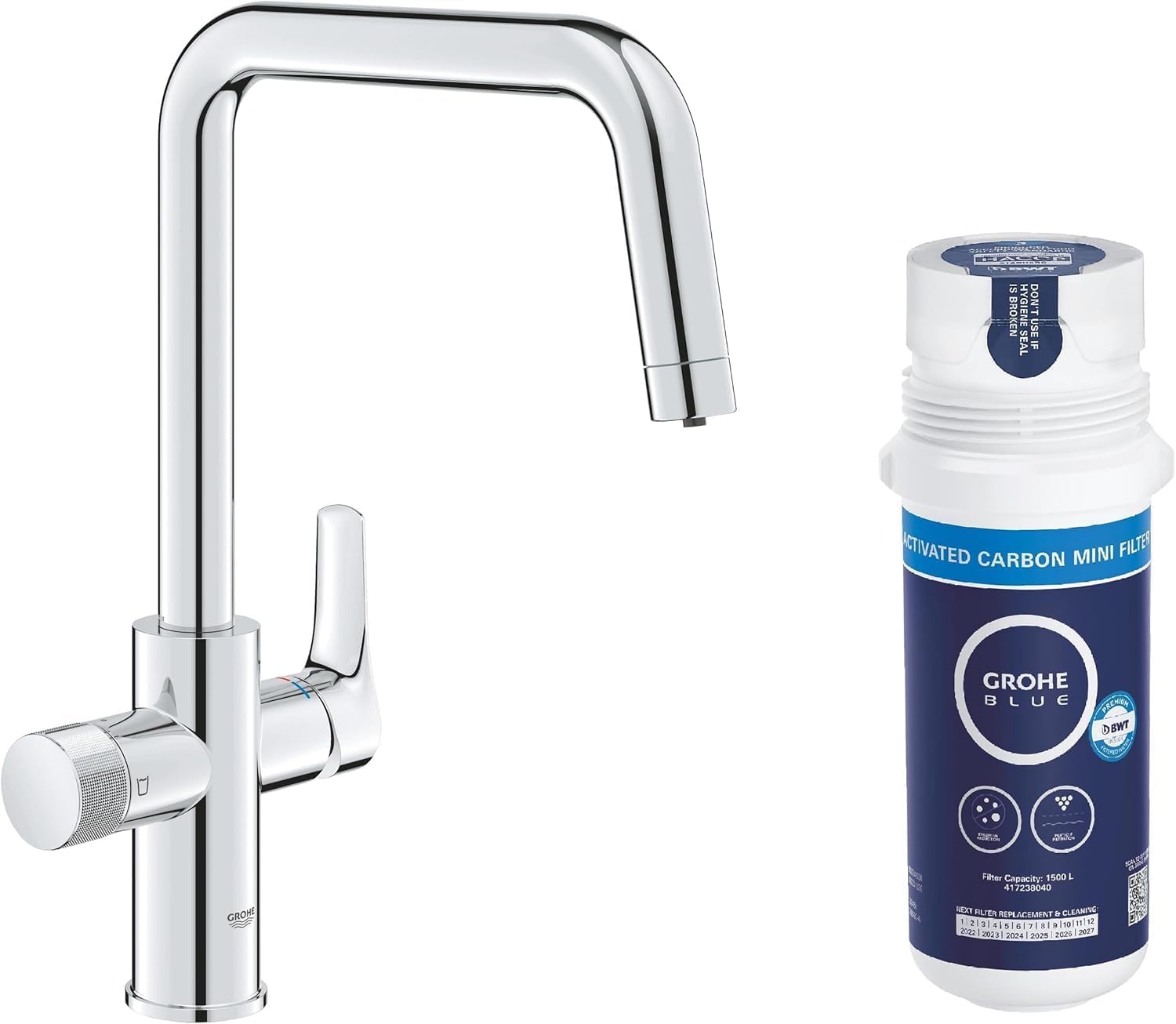 GROHE Blue Pure 30596000 rubinetto cucina filtro U cromo