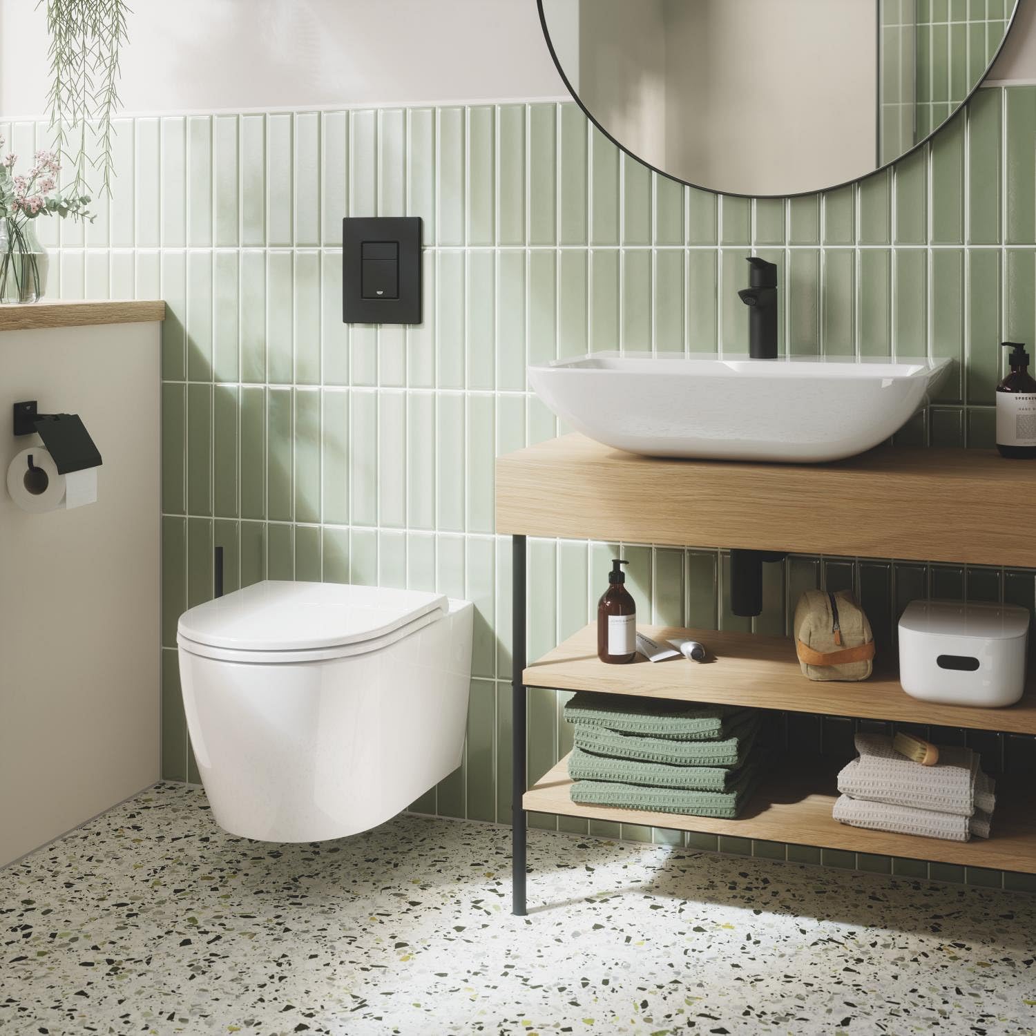 Grohe Start Round 103848SH00 vaso sospeso senza brida bianco