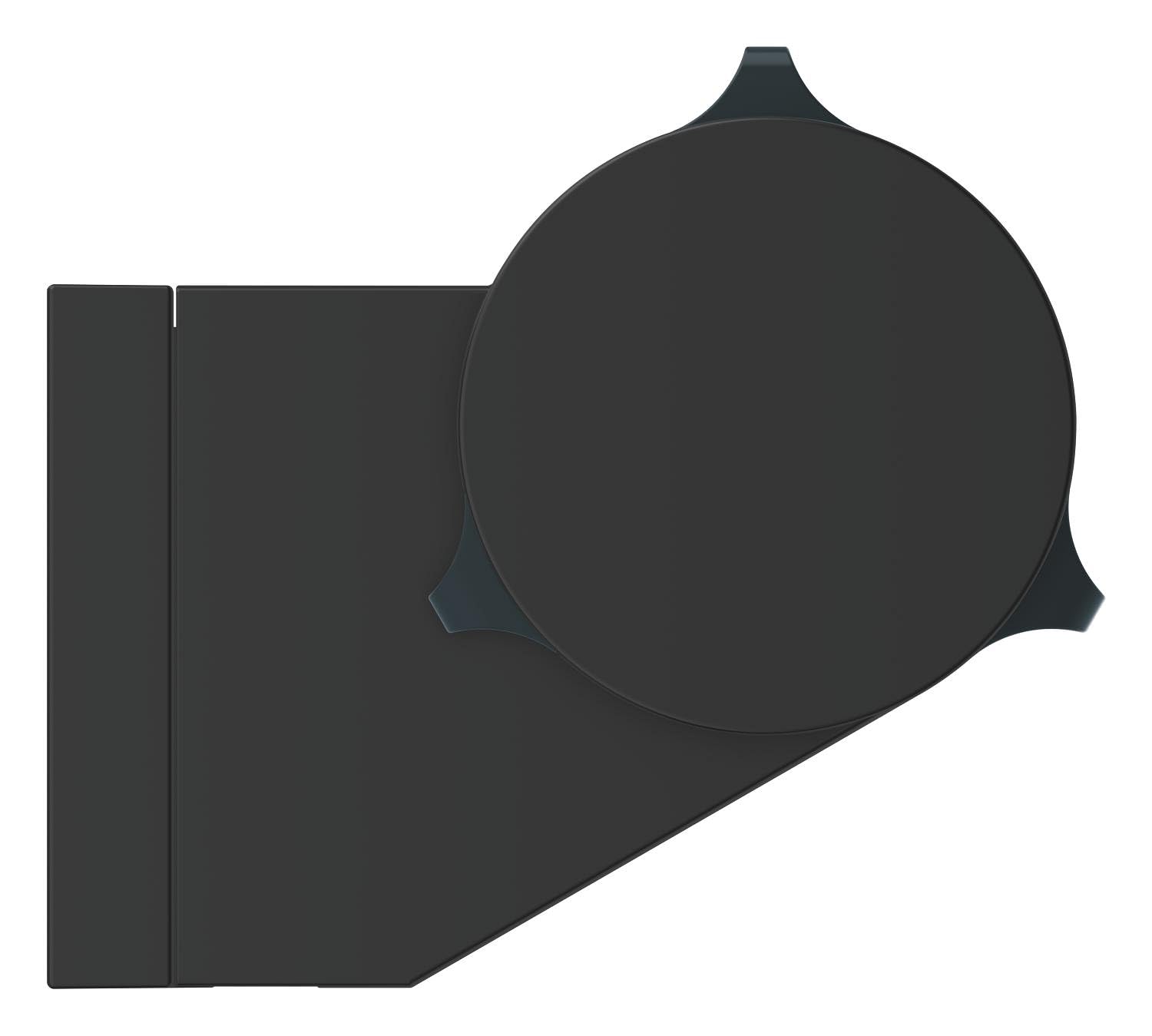 GROHE Vitalio Universal 261832431 portadoccia nero opaco metallo