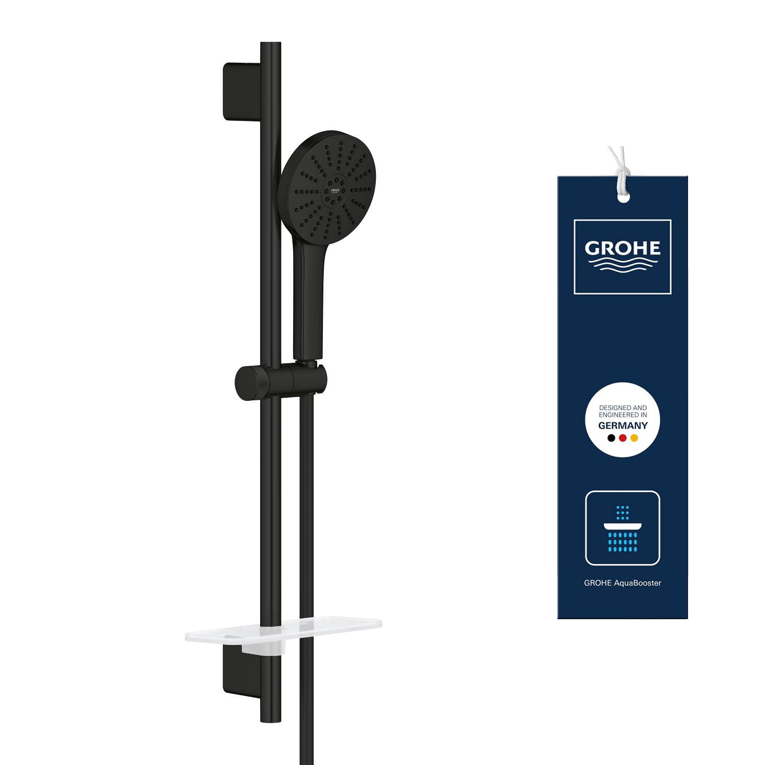 GROHE Vitalio Joy+ 120 1348662430 saliscendi nero opaco risparmio idrico