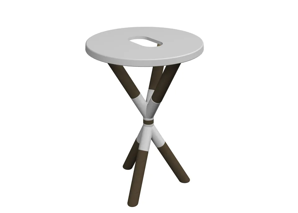 Scarabeo Cross consolle bagno legno scuro completa